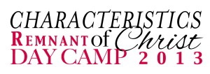 Remnant Fellowship Day Camp 2013 Logo
